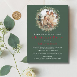 Invitación Navidades modernos fueron festividades de festivid