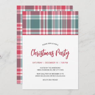 Invitación Navidades modernos invitan a fiestas