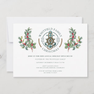 Invitación Navidades náuticos Fiesta de la Casa Abierta