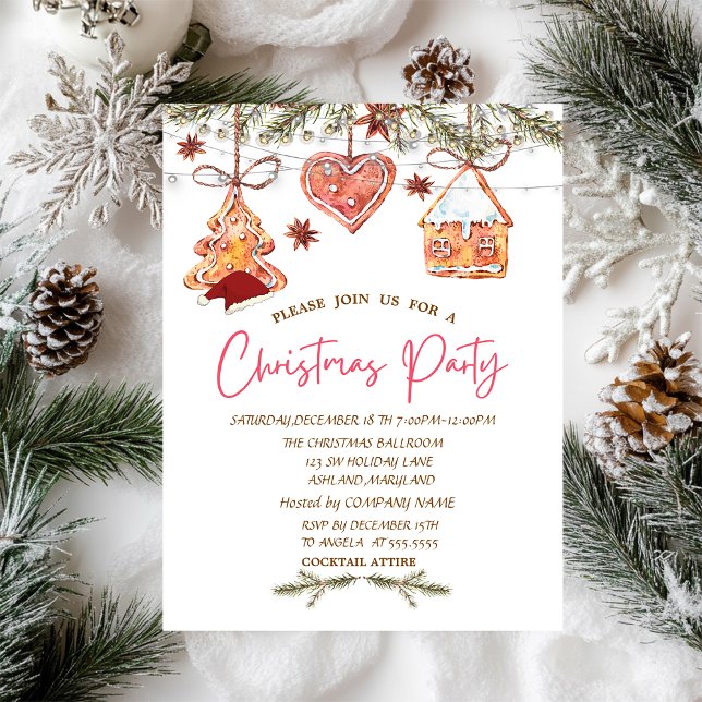 Invitación Navidades Navidades de cookies (Subido por el creador)