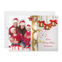 Navidades navideños fotográficos Fiesta Oro blanco