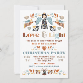 Invitación Navidades nórdicos de amor y vacaciones ligeras Fi