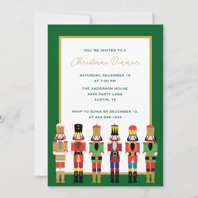 INVITACIÓN NAVIDADES NUTCRACKER (Anverso)