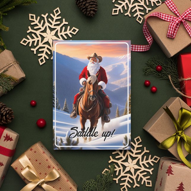Invitación Navidades occidentales de Santa Claus (Subido por el creador)