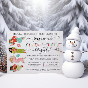 Invitación Navidades Pajama Fiesta