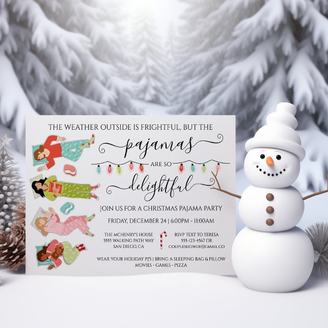 Invitación Navidades Pajama Fiesta (Subido por el creador)