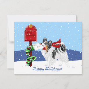 Invitación Navidades Papillon Mail Tri Color