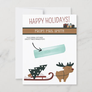 Invitación Navidades personalizados, pequeños regalos, tarjet