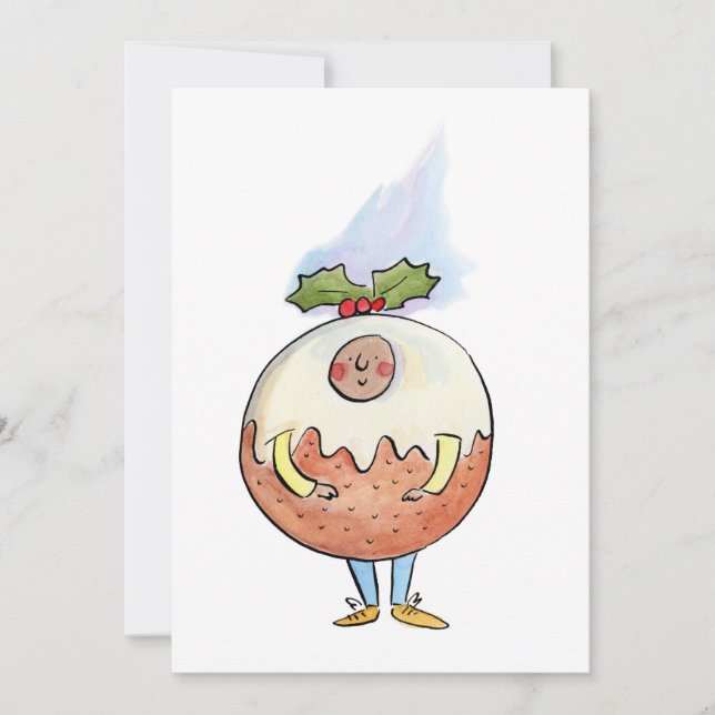 Invitación Navidades Pudding (Anverso)
