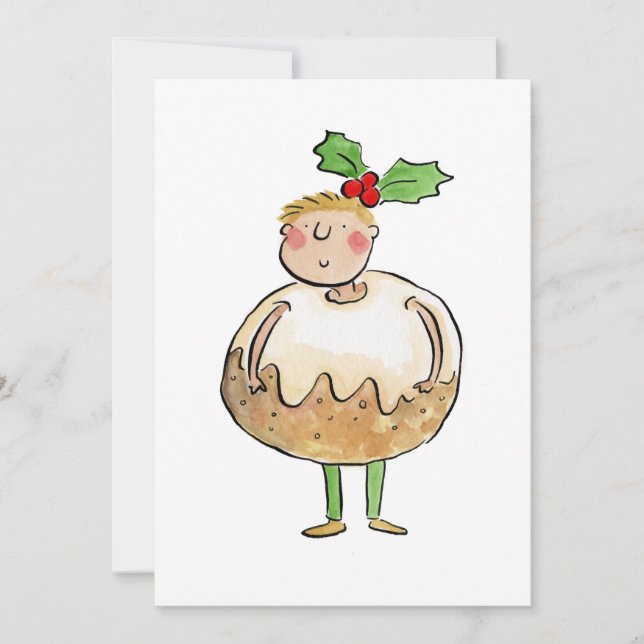 Invitación Navidades Pudding (Anverso)