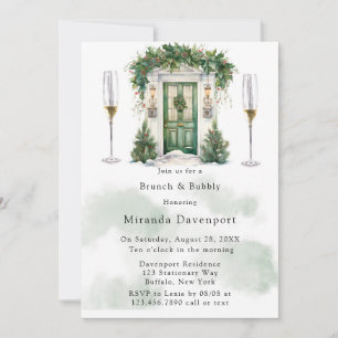 Invitación Navidades Puertas de la Iglesia Brunch & Bubbly