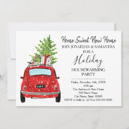 Invitación Navidades que hacen calor en el hogar festejan nue