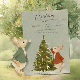 Invitación Navidades Rabbit Peter