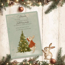 Invitación Navidades Rabbit Peter