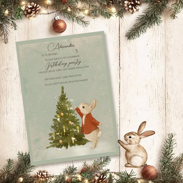 Invitación Navidades Rabbit Peter (Subido por el creador)