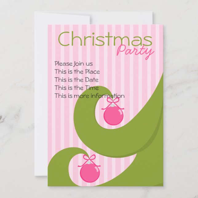 Invitación Navidades rápidos (Anverso)