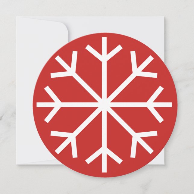 Invitación Navidades redondos fiesta de oficina corporativa d (Anverso)