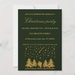 Invitación Navidades religiosos Virgen María, San José, Jesús