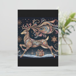 Invitación Navidades renos de Serenade saludando