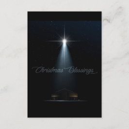 Invitación Navidades Resumen Natividad Estable Y Estrella