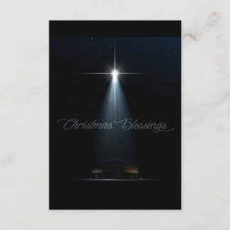 Invitación Navidades Resumen Natividad Estable Y Estrella