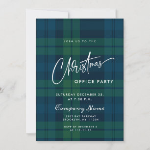 Invitación Navidades retro celebran fiesta corporativa