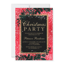 navidades rojos elegantes de la hoja de la tipogra