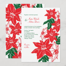 Navidades rojos y verdes Boda de vacaciones de Poi