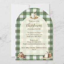 Navidades rusos dan regalos Mugs Green Gingham Arc