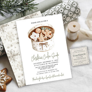 Invitación Navidades rusos de pan de jengibre Fiesta de inter