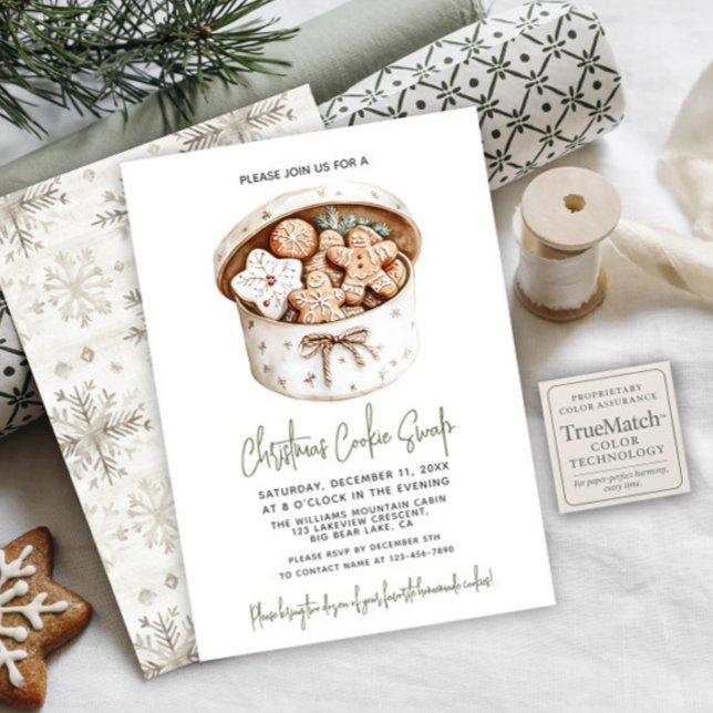 Invitación Navidades rusos de pan de jengibre Fiesta de inter (Subido por el creador)