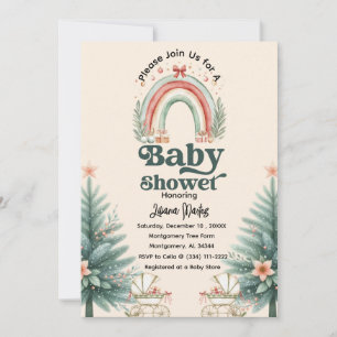 Invitación Navidades rusos del arcoiris en Baby Shower