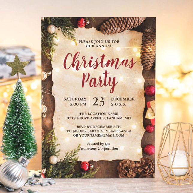 Invitación Navidades rusos en la atmósfera iluminan fiesta de (Subido por el creador)