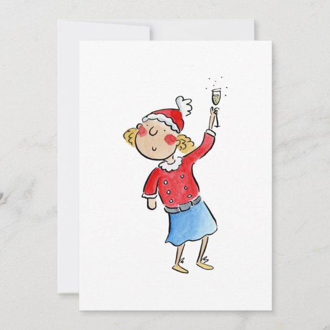 Invitación Navidades Saludan (Anverso)