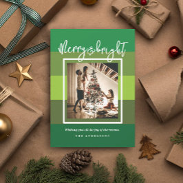 Invitación Navidades saludan la carta de ferry y feriado bril