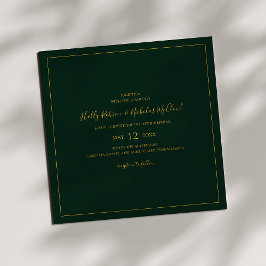 Invitación Navidades simples y elegantes | Boda de la Plaza V