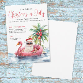 Invitación Navidades Sindicales Familiares En Julio