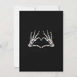 Invitación Navidades Skeleton Famosos Navidades Feliz Navidad