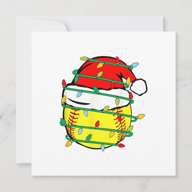 Invitación Navidades Softball (Anverso)