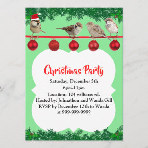 Invitación Navidades Sparrow Personalizado