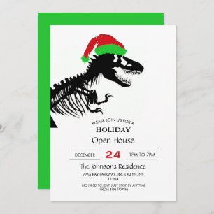 Invitación Navidades T-Rex