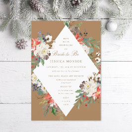 Invitación Navidades Temática Vacaciones Ducha Bridal