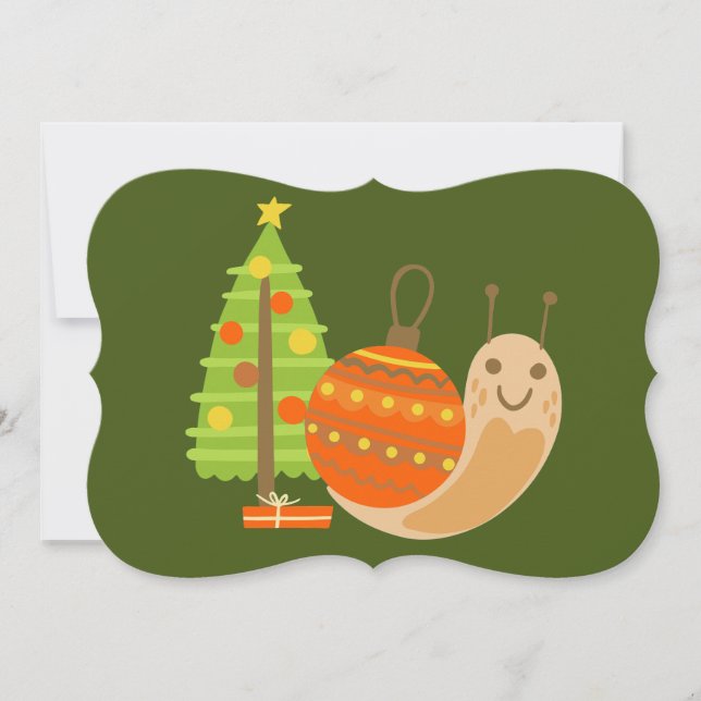 Invitación navidades tropicales july snowboard navidades de v (Anverso)