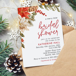 Invitación Navidades Winter Bridal Shower