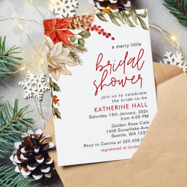 Invitación Navidades Winter Bridal Shower (Subido por el creador)