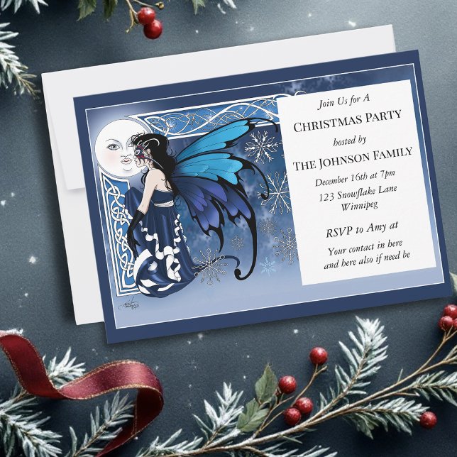 Invitación Navidades Winter Moon Fairy (Subido por el creador)