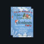 Invitación Navidades Winter Wonderland Fiesta corporativo<br><div class="desc">"¡Pasen a un maravilloso mundo de invierno con nosotros! Únete a nuestro fiesta de Navidades corporativos en medio de un impresionante paisaje nevado, donde el espíritu de la temporada cobra vida. Los encantadores gráficos de una casa acogedora y una "C" festiva adornada con un gorra Navidad marcan el tono para...</div>