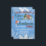 Invitación Navidades Winter Wonderland Fiesta corporativo<br><div class="desc">"¡Pasen a un maravilloso mundo de invierno con nosotros! Únete a nuestro fiesta de Navidades corporativos en medio de un impresionante paisaje nevado, donde el espíritu de la temporada cobra vida. Los encantadores gráficos de una casa acogedora y una "C" festiva adornada con un gorra Navidad marcan el tono para...</div>