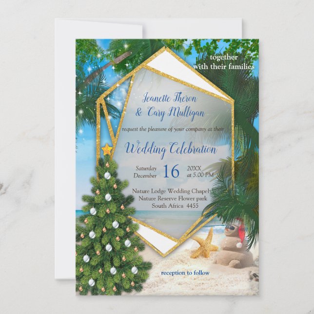 Invitación Navidades y Año Nuevo 2024 (Anverso)