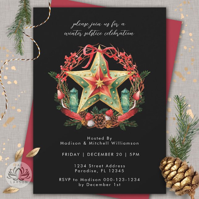 Invitación Navidades Yule de la Estrella de la Guerra del Sol (Subido por el creador)